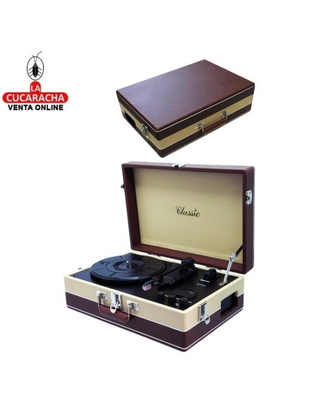 Radio-Tocadiscos conexión USB.