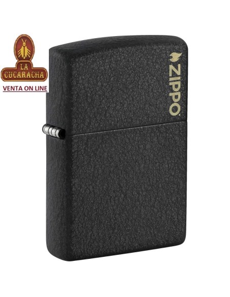 ZIPPO-ENCENDEDOR 236ZL Black crackle ZL.