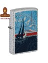 ZIPPO-ENCENDEDOR 46020 Nautical Sailboat Design.