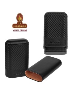PURERA ZIPPO PIEL CARBON.