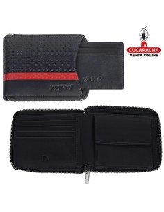 Billetero cartera piel con...