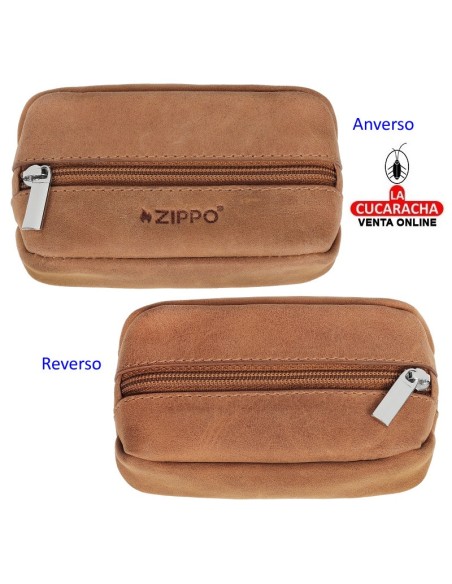Monedero piel «Zippo» Vintage.