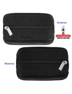 Monedero piel «Zippo» Carbon.
