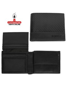 Cartera monedero piel...