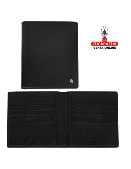 Tarjetero piel «Zippo» Black.