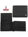 Cartera monedero piel «Zippo» Black.