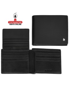 Cartera piel «Zippo» Black.