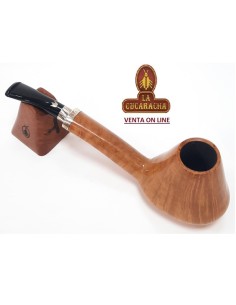 Pipa italiana artesana BENT BILLIARD BRANDY Fiamma Di Re -2 CORONE PLUS- lisa.