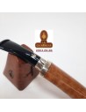 Pipa italiana artesana BENT BILLIARD BRANDY Fiamma Di Re -2 CORONE PLUS- lisa.