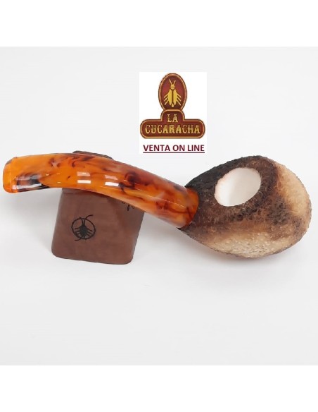 ALTINAY-PIPA FUMAR BOLSILLO ESPUMA MAR VESTPOCKET RUGOSA TOSTADA.