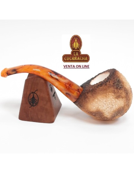 ALTINAY-PIPA FUMAR BOLSILLO ESPUMA MAR VESTPOCKET RUGOSA TOSTADA.