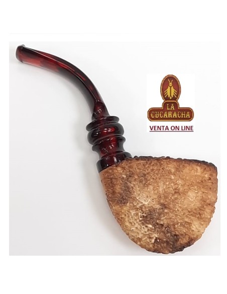 ALTINAY-PIPA FUMAR BOLSILLO ESPUMA MAR VESTPOCKET RUGOSA TOSTADA.