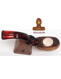 ALTINAY-PIPA FUMAR BOLSILLO ESPUMA MAR VESTPOCKET RUGOSA TOSTADA.