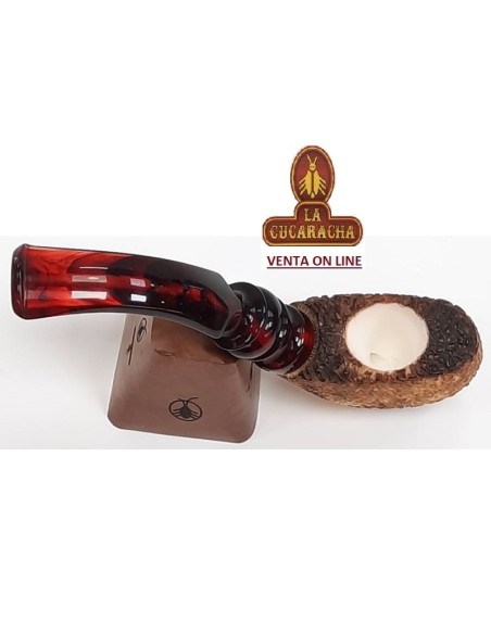 ALTINAY-PIPA FUMAR BOLSILLO ESPUMA MAR VESTPOCKET RUGOSA TOSTADA.