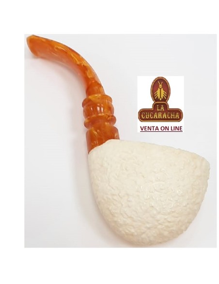 ALTINAY-PIPA FUMAR BOLSILLO 119 ESPUMA MAR NARANJA VESTPOCKET RUGOSA.