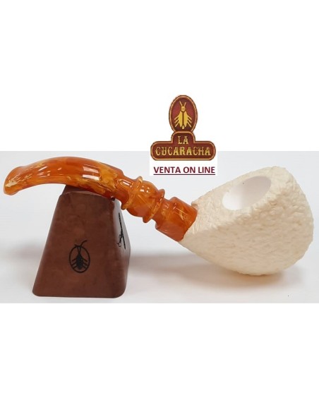 ALTINAY-PIPA FUMAR BOLSILLO 119 ESPUMA MAR NARANJA VESTPOCKET RUGOSA.