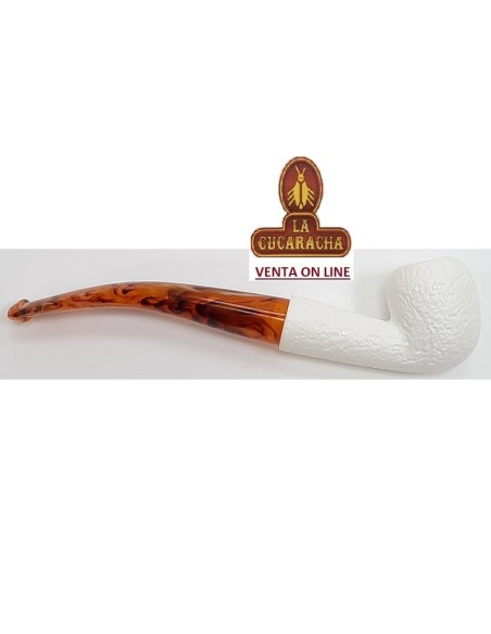 ALTINAY-PIPA FUMAR ESPUMA MAR BENT BILLIARD RUGOSA 145.