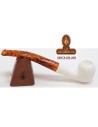 ALTINAY-PIPA FUMAR ESPUMA MAR BENT BILLIARD RUGOSA 145.