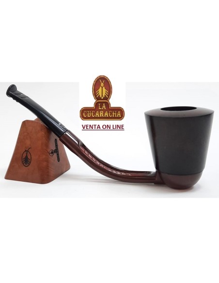 FALCON-PIPA FUMAR PISADIENTES DENTAL EXTRA CURVO CAZOLETA GIGANTE.