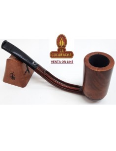 FALCON-PIPA FUMAR PISADIENTES DENTAL EXTRA CURVO CAZOLETA GIGANTE.