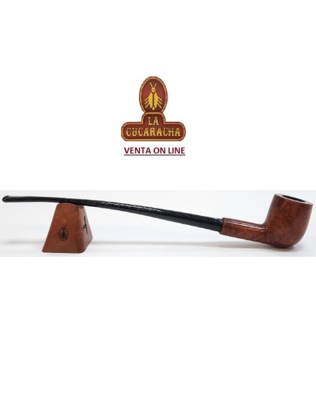 FALCON-Pipa Serie COOLWAY CHURCHWARDEN BENT BILLIARD 82-6MM DOBLE PISADIENTES.