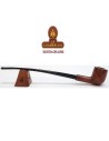 FALCON-Pipa Serie COOLWAY CHURCHWARDEN BENT BILLIARD 82-6MM DOBLE PISADIENTES.