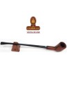 FALCON-Pipa Serie COOLWAY CHURCHWARDEN BENT BILLIARD 82-6MM DOBLE PISADIENTES.