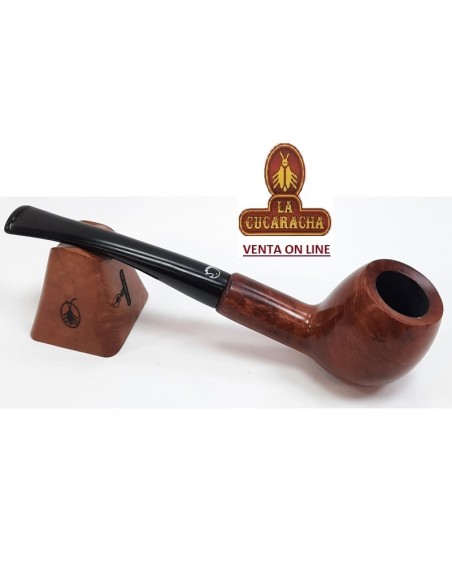 FALCON-Pipa Serie COOLWAY CHURCHWARDEN BENT BILLIARD 84-6MM DOBLE PISADIENTES.