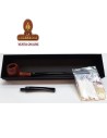 FALCON-Pipa Serie COOLWAY CHURCHWARDEN BENT BILLIARD 84-6MM DOBLE PISADIENTES.