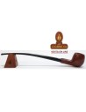 FALCON-Pipa Serie COOLWAY CHURCHWARDEN BENT BILLIARD 84-6MM DOBLE PISADIENTES.