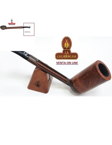 FALCON-PIPA FUMAR PISADIENTES DENTAL EXTRA SEMI CURVO CAZOLETA GIGANTE.