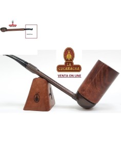 FALCON-PIPA FUMAR PISADIENTES DENTAL EXTRA SEMI CURVO CAZOLETA GIGANTE.