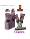 El Chapo Hemp Wrap-Caja 25-Sobres 2 tubos papel aromatizado.