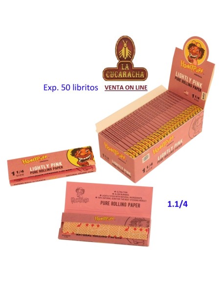 HONEYPUFF-CAJA 50 LIBROS PAPEL LIAR 78MM.
