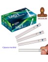 mct-5 Cajas 100 Tubos cigarrillo vacios CAPSULA MENTA.