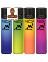 CLIPPER JET FLAME-EXPOSITOR 48 encendedores «METALLIC GRADIENT 4».