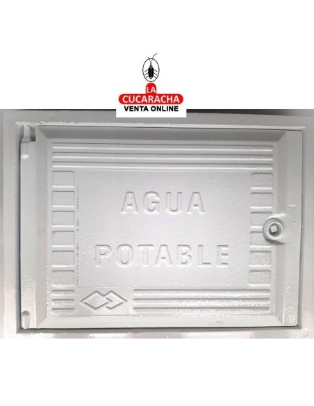TAPA CONTADOR AGUA ALUMINIO BLANCA 28'5X38'5