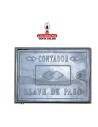 TAPA CONTADOR AGUA LLAVE DE PASO ALUMINIO 25X35
