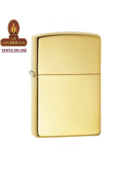 ZIPPO-ENCENDEDOR HIGH POLISH BRASS.