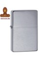 ZIPPO-ENCENDEDOR Vintage Brushed Chrome without slashes.