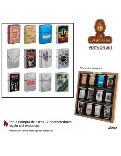ZIPPO-Expositor de madera...