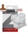 ZIPPO-Repuesto encendedor algodón y fieltro.