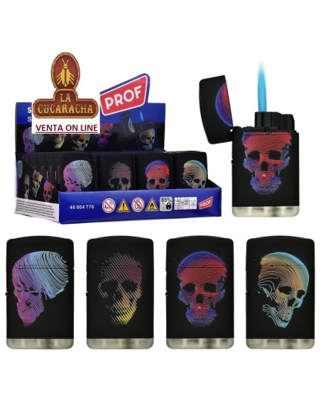 PROF-Encendedor JET FLAME Skull lines.