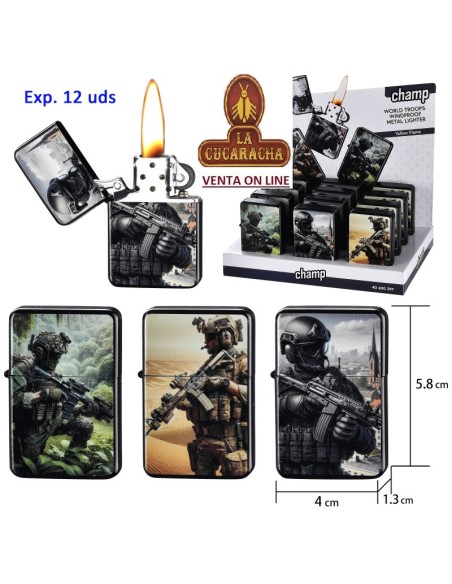 CHAMP-Encendedor GASOLINA World Troops.