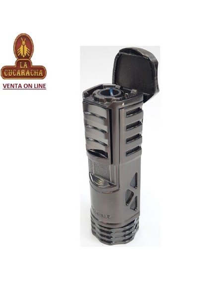 XIKAR-Encendedor puros TACTICAL 1 GUNMETAL 1 LLAMA.