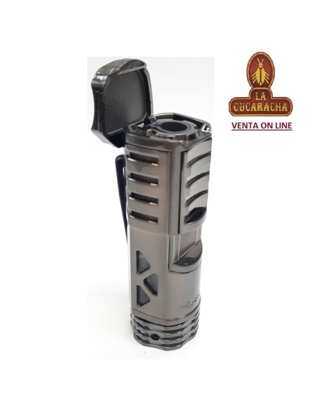 XIKAR-Encendedor puros TACTICAL 1 GUNMETAL 1 LLAMA.