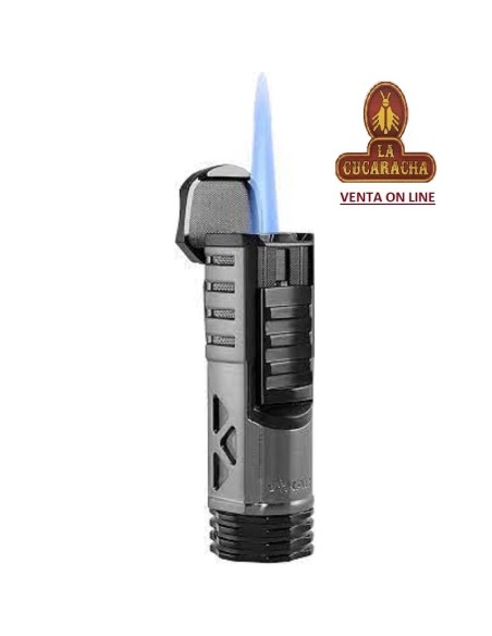 XIKAR-Encendedor puros TACTICAL 1 GUNMETAL 1 LLAMA.