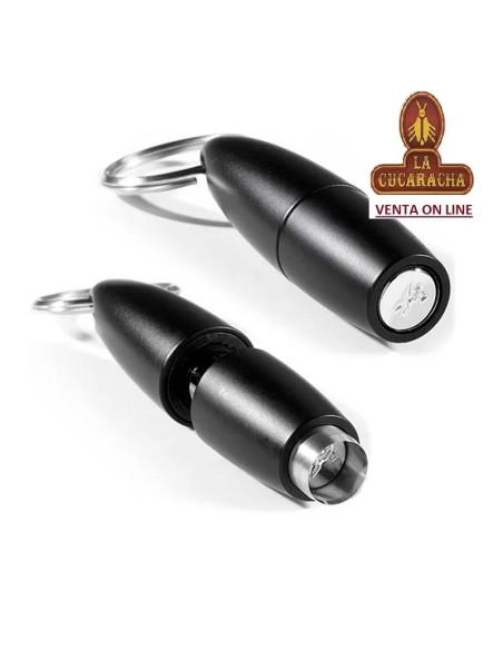 XIKAR-Perforador Punch puros negro bala con llavero 009BK.