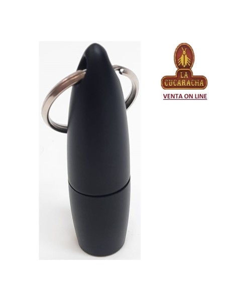 XIKAR-Perforador Punch puros negro bala con llavero 009BK.