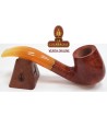 BREBBIA SUN AMBRATA-PIPA FUMAR BREZO BILLIARD LISA 6002.